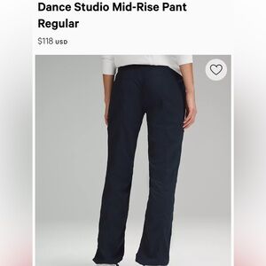 Lululemon Dance Studio Pant
